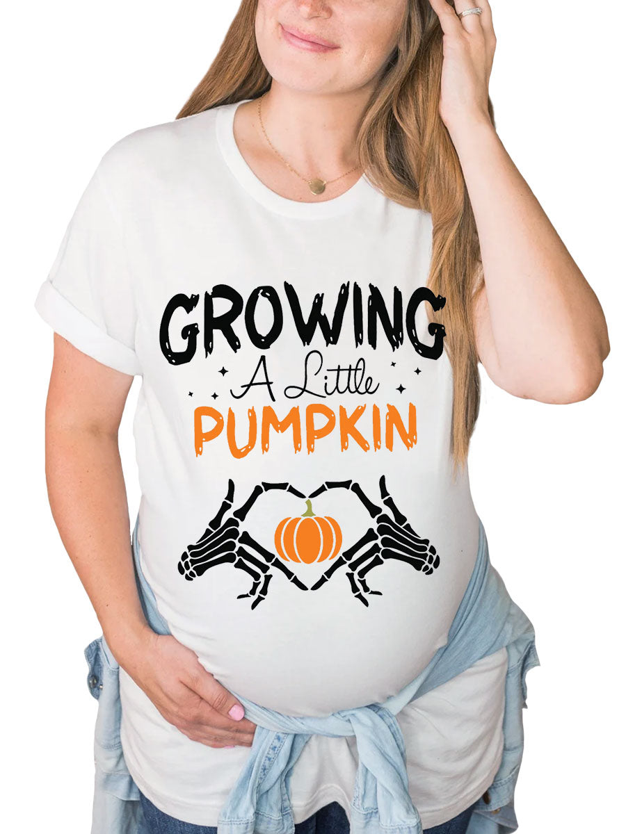 Growing A Little Pumpkin  Maternity Shirt