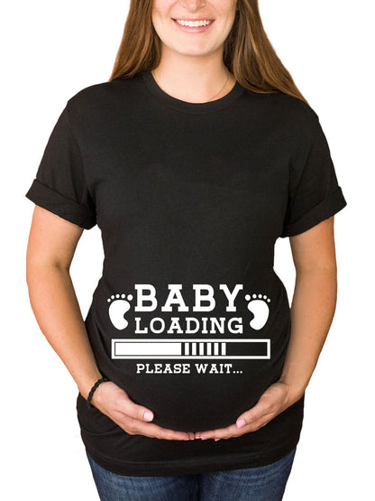 Baby Loading Please Wait Couple Shirt