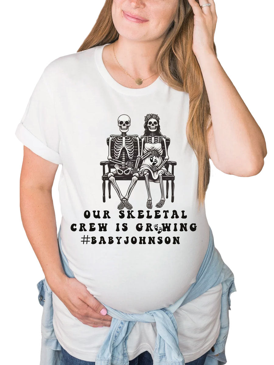 Our Skeletal Grew Is Growing Maternity Shirt