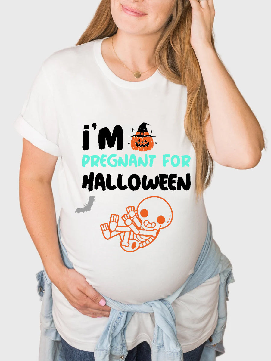 I'm Pregnant For Halloween Maternity Shirt