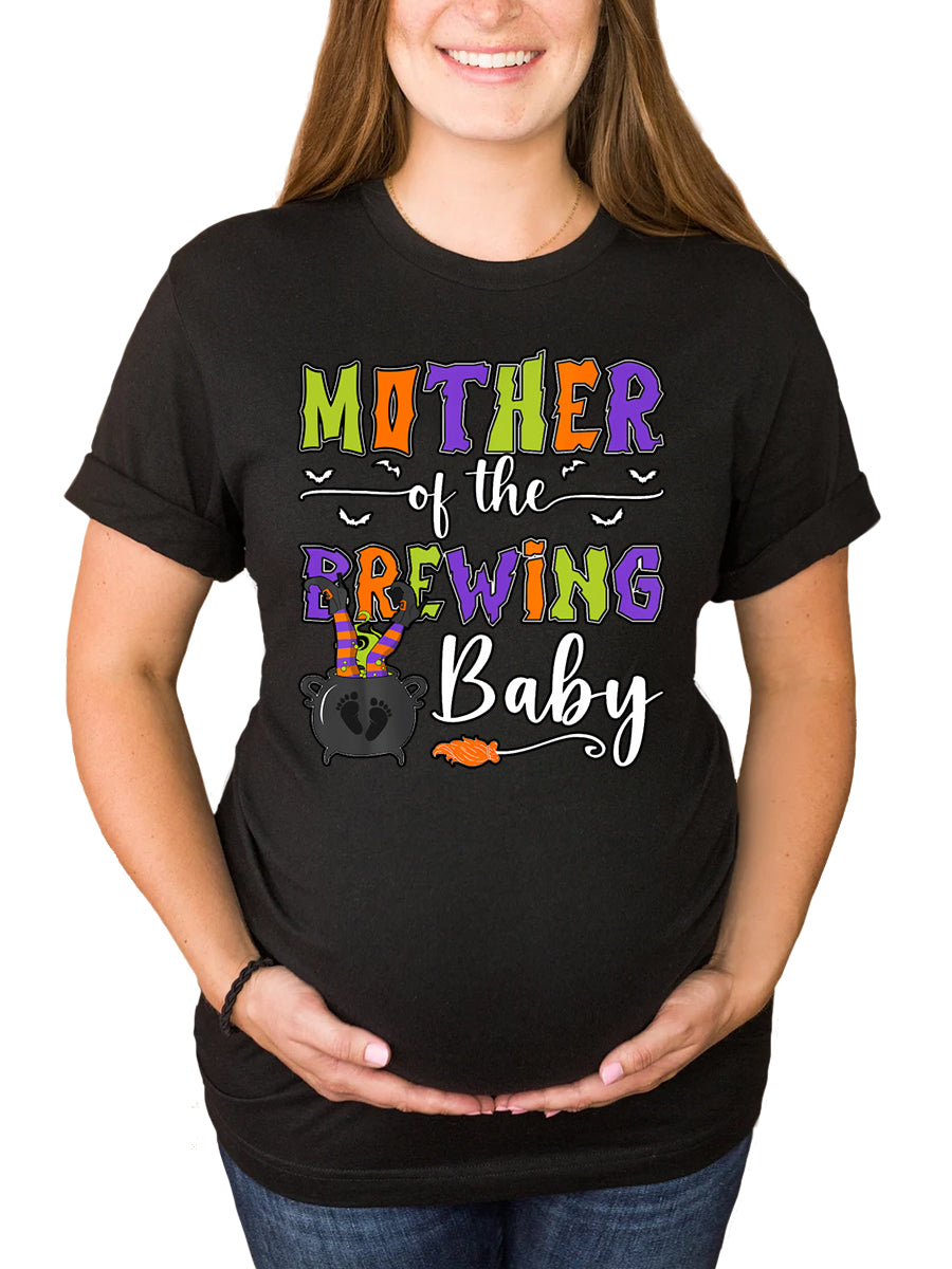 Mother Of The Brewing Baby Couple Shirt