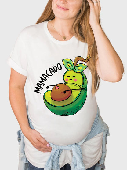 Mama & Papacado Announcement Couple Shirt