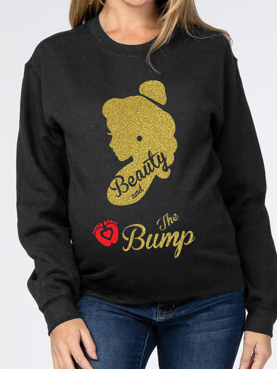 Beauty And The Bump Couple Maternity Shirt