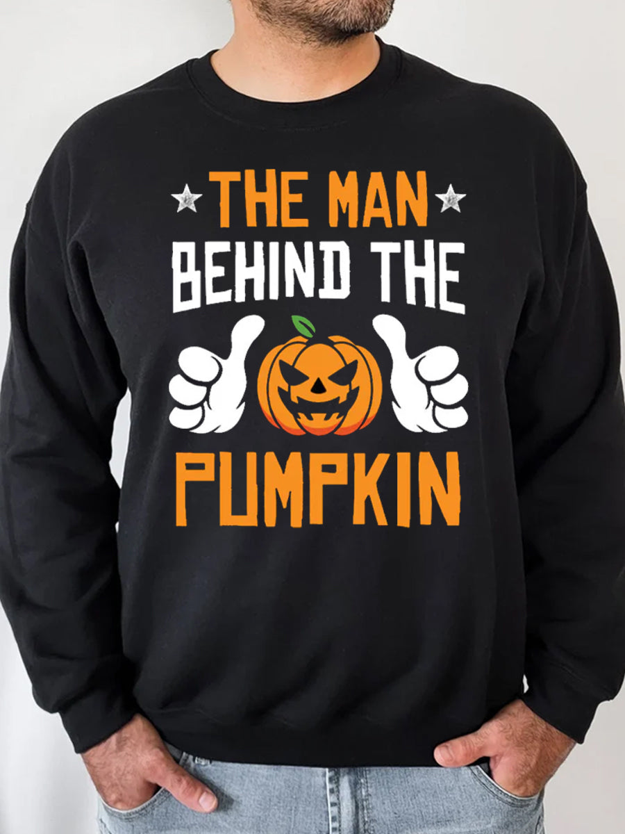 Little Pumpkin On The Way Funny Announcement Parents Sweatshirt