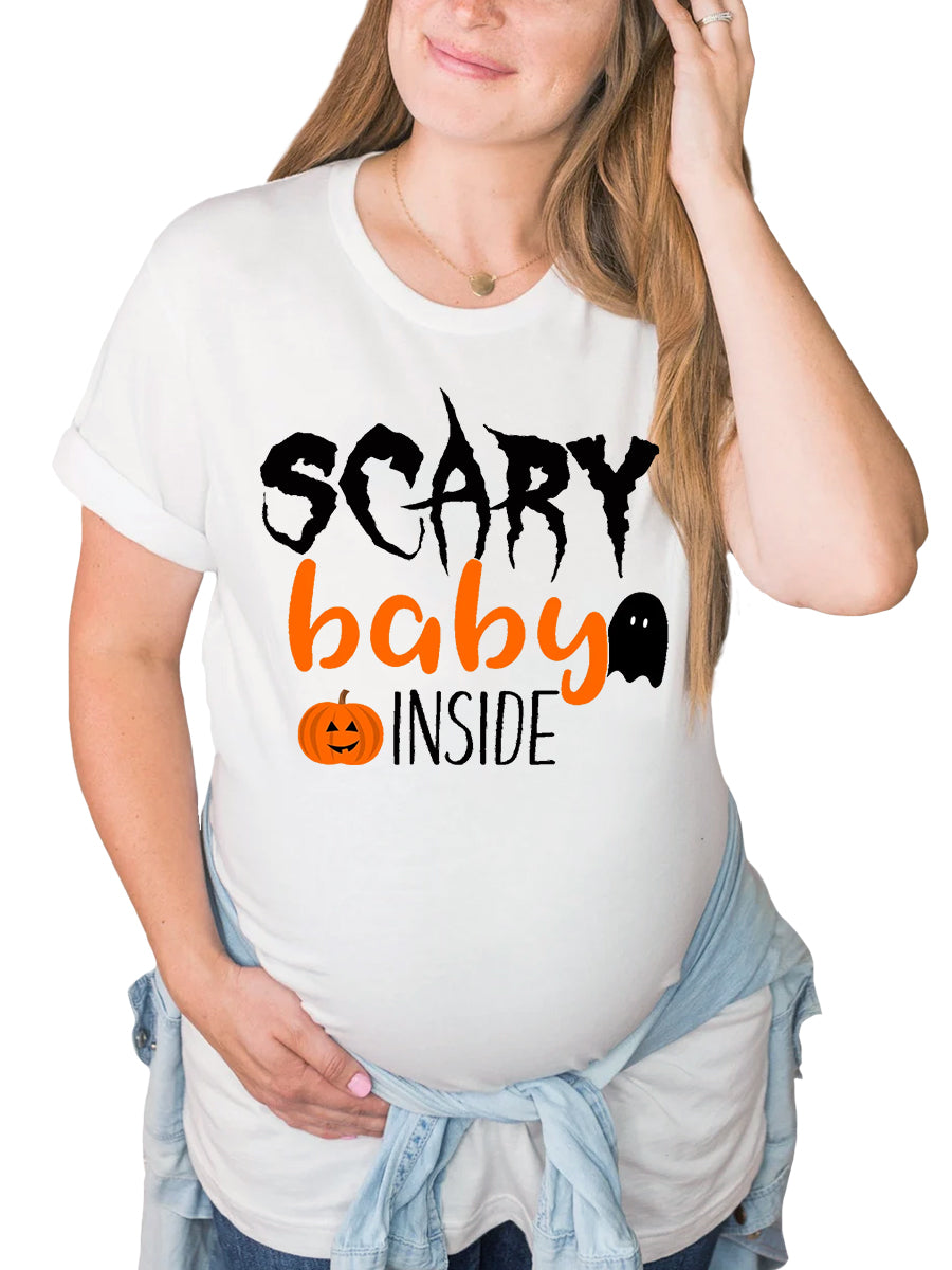 Scary Baby Inside Maternity Shirt