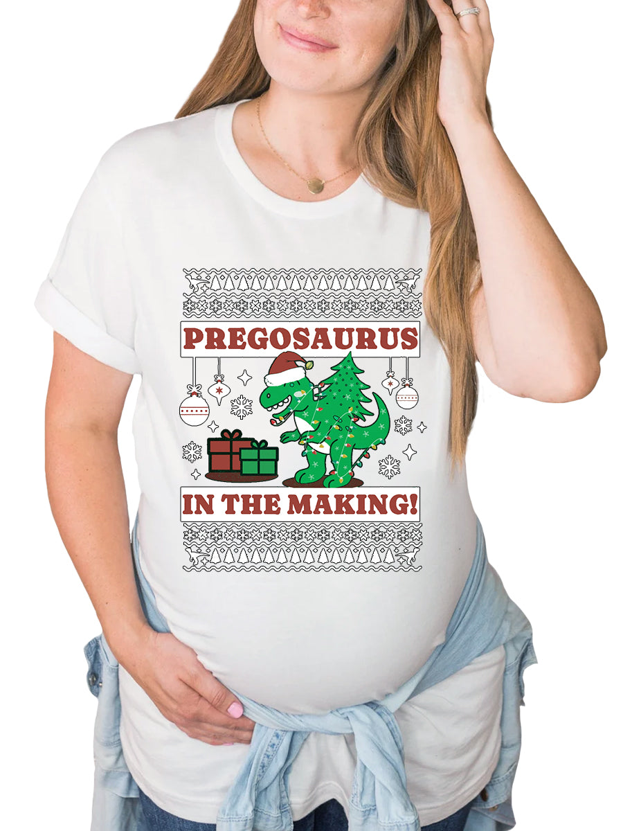 Pregosaurus In The Making Maternity Shirt