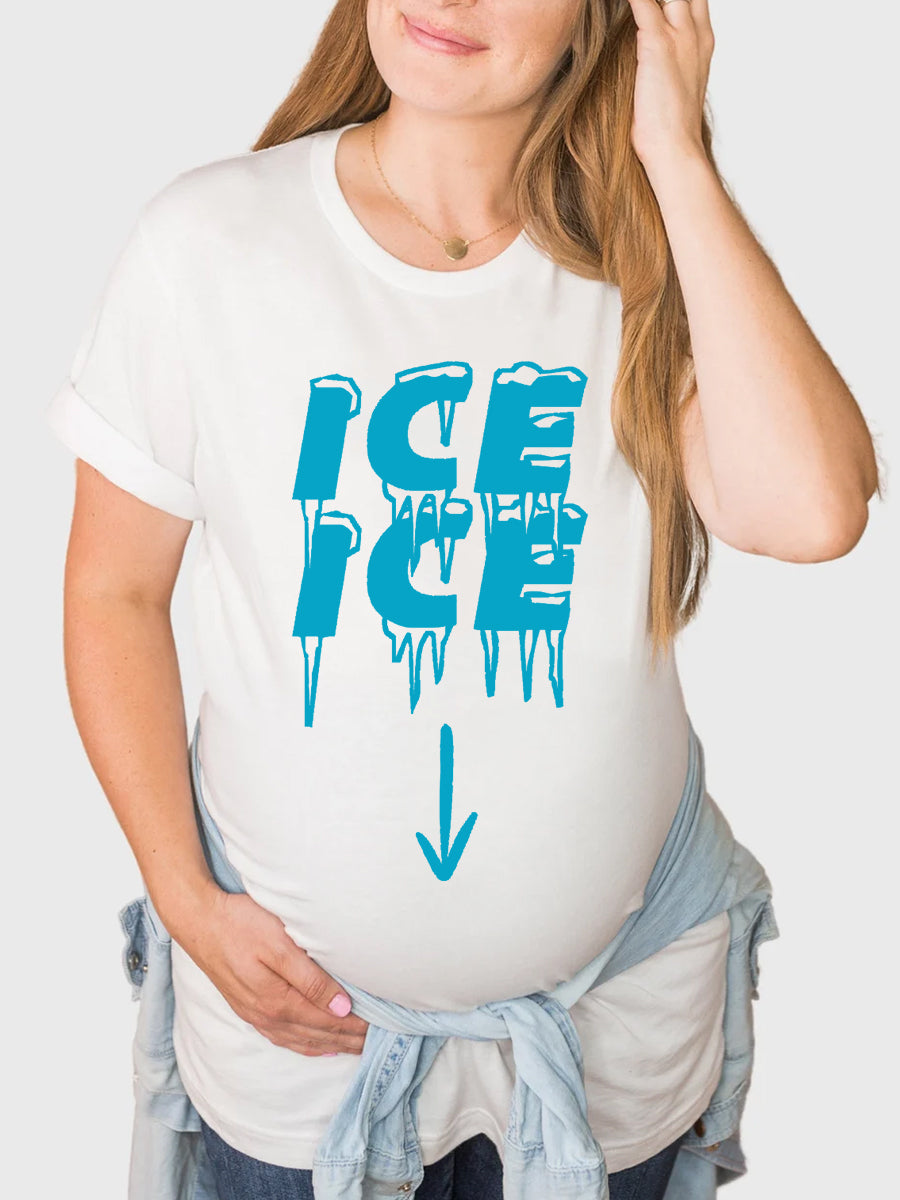 Ice Ice Baby Pregnancy Announcement Shirt