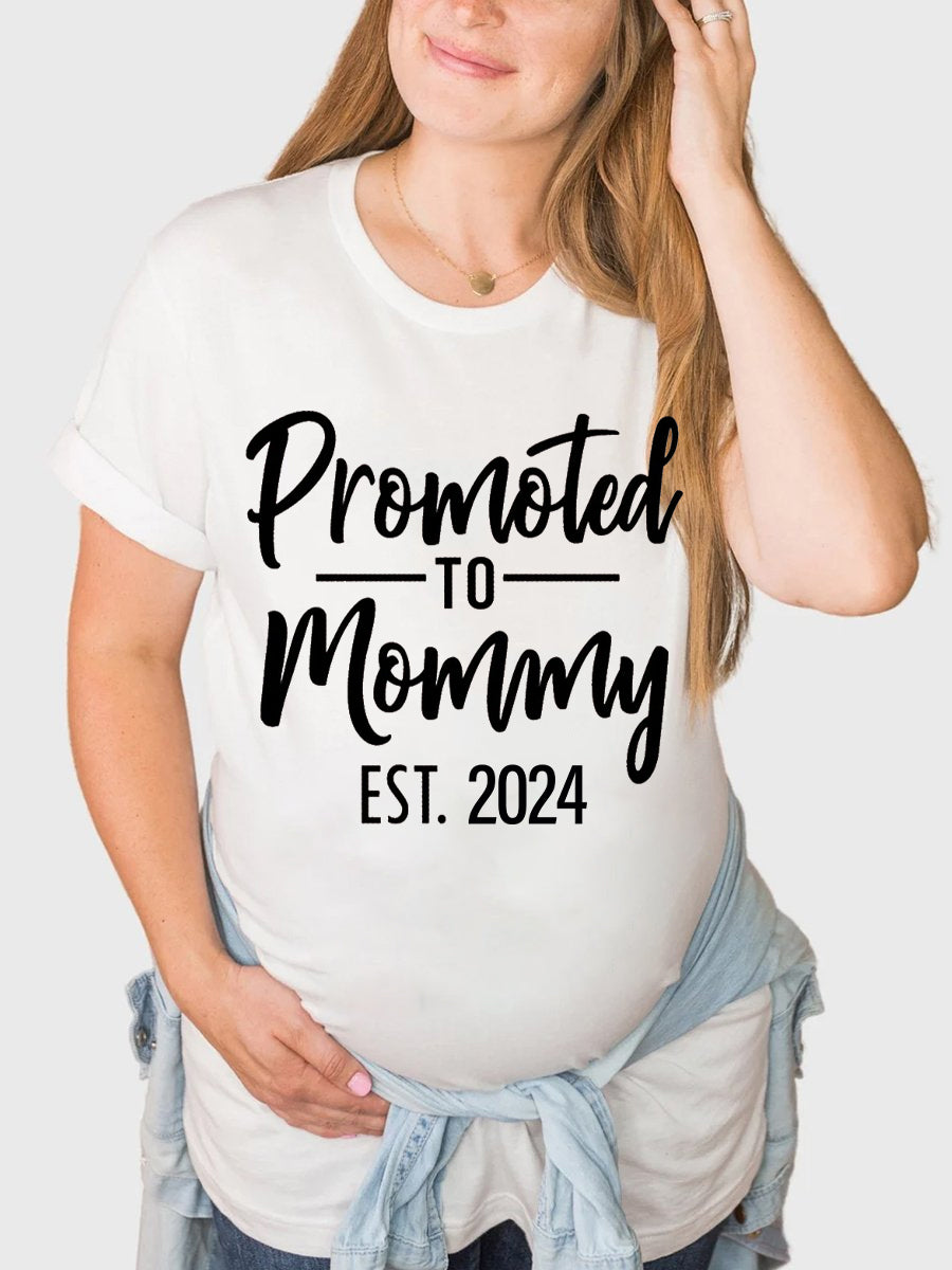 Promoted To Mommy EST. 2024/2025 Couple Sweatshirt