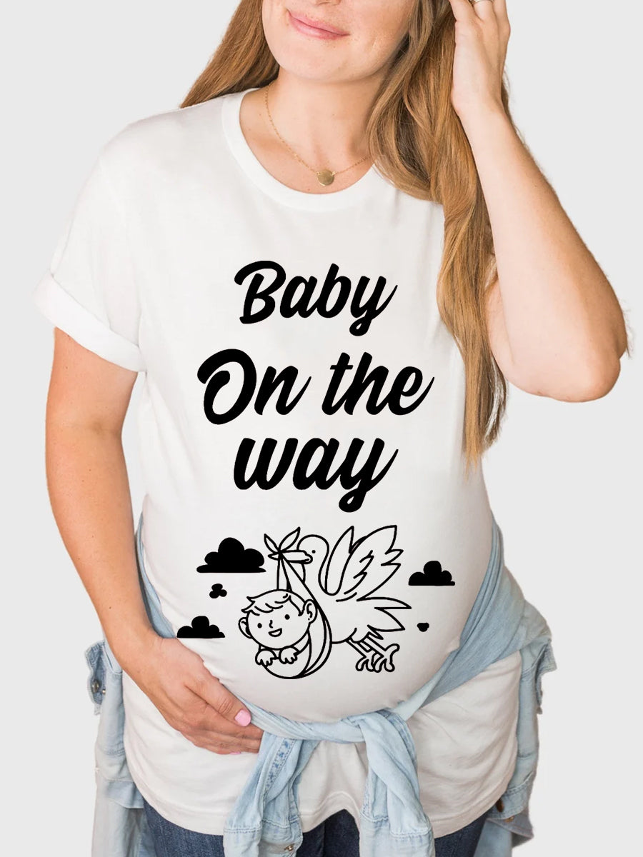 Baby On The Way Maternity Shirt