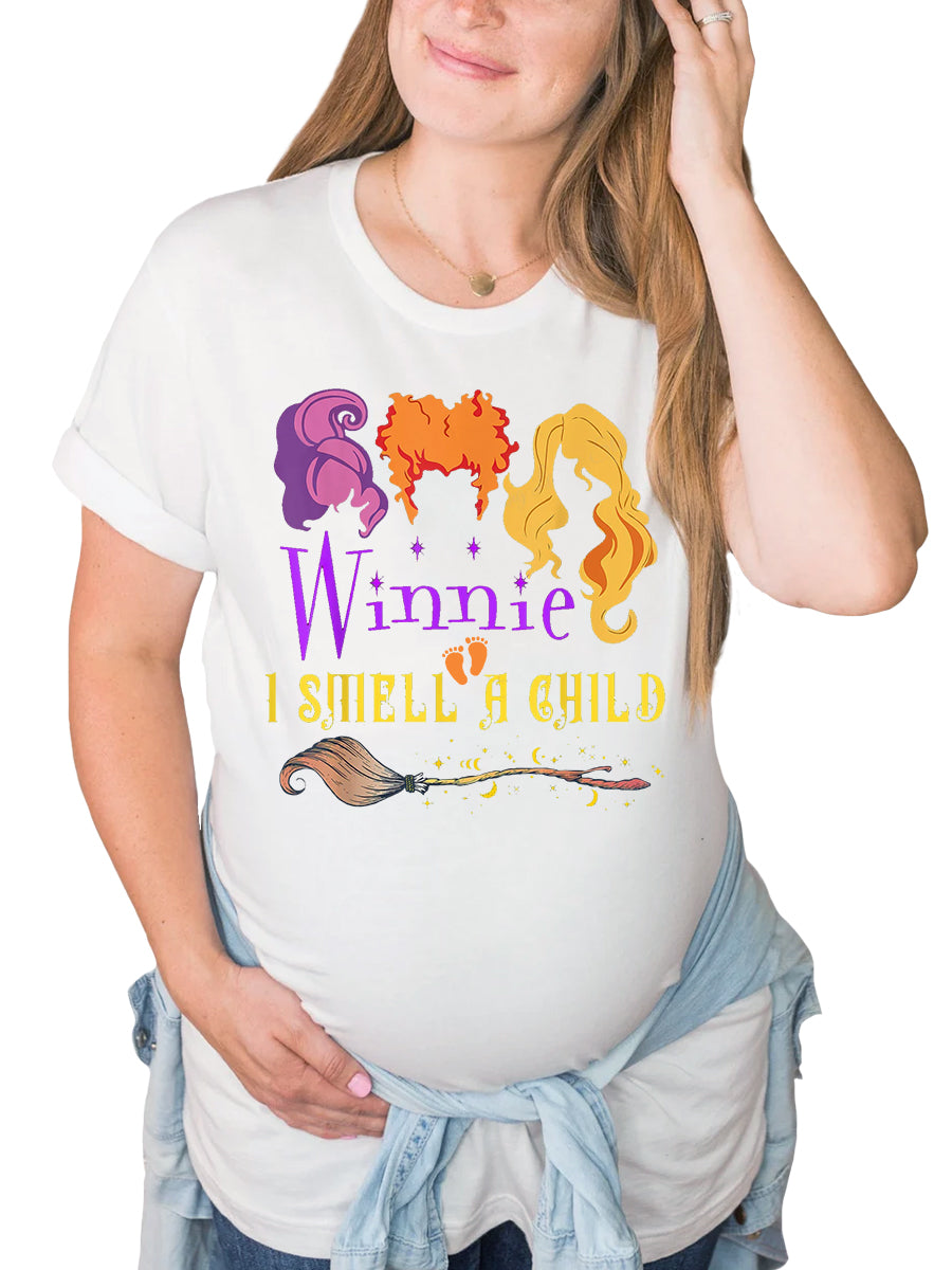 Winnie I Smell A Child Maternity Shirt