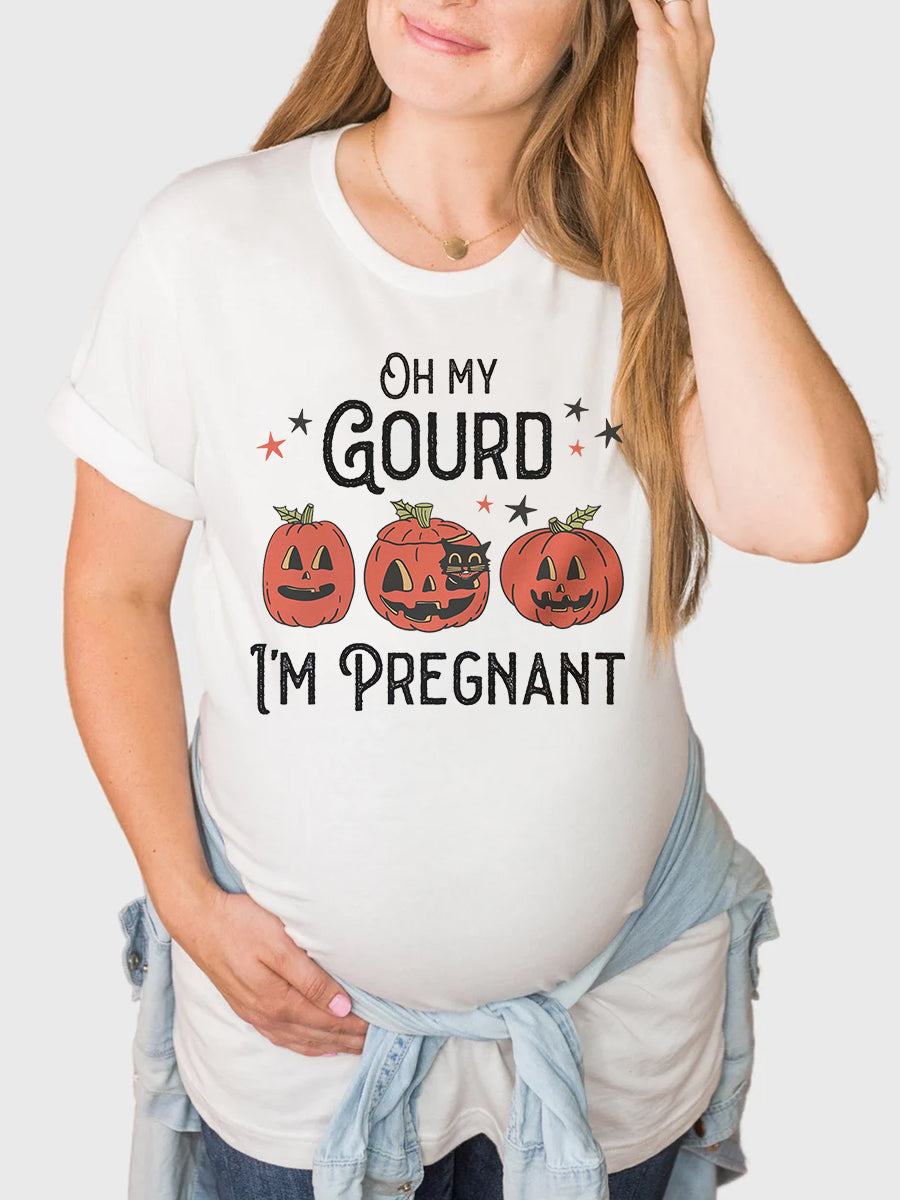 Oh My Gourd I'm Pregnant Maternity Shirt