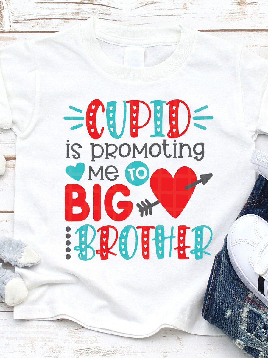 Cupid Is Promoting Me To Big Bro&Sis Family Matching Shirt