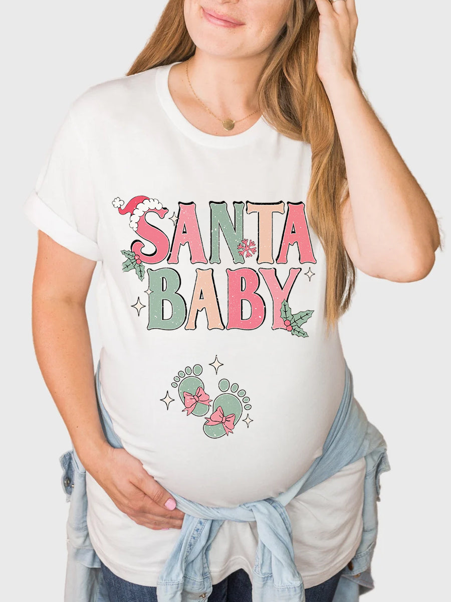 Santa Baby Maternity Shirt