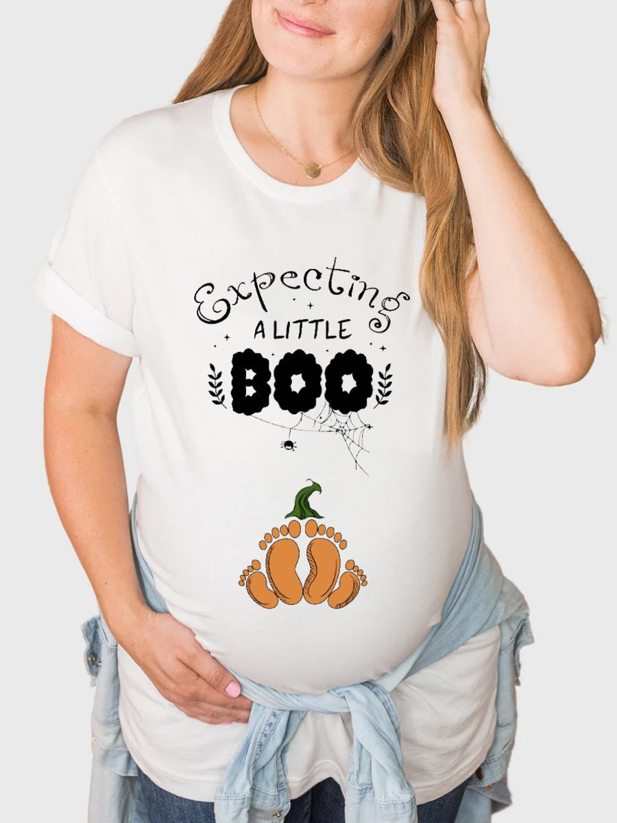 Expecting A Little Boo Maternity Shirt