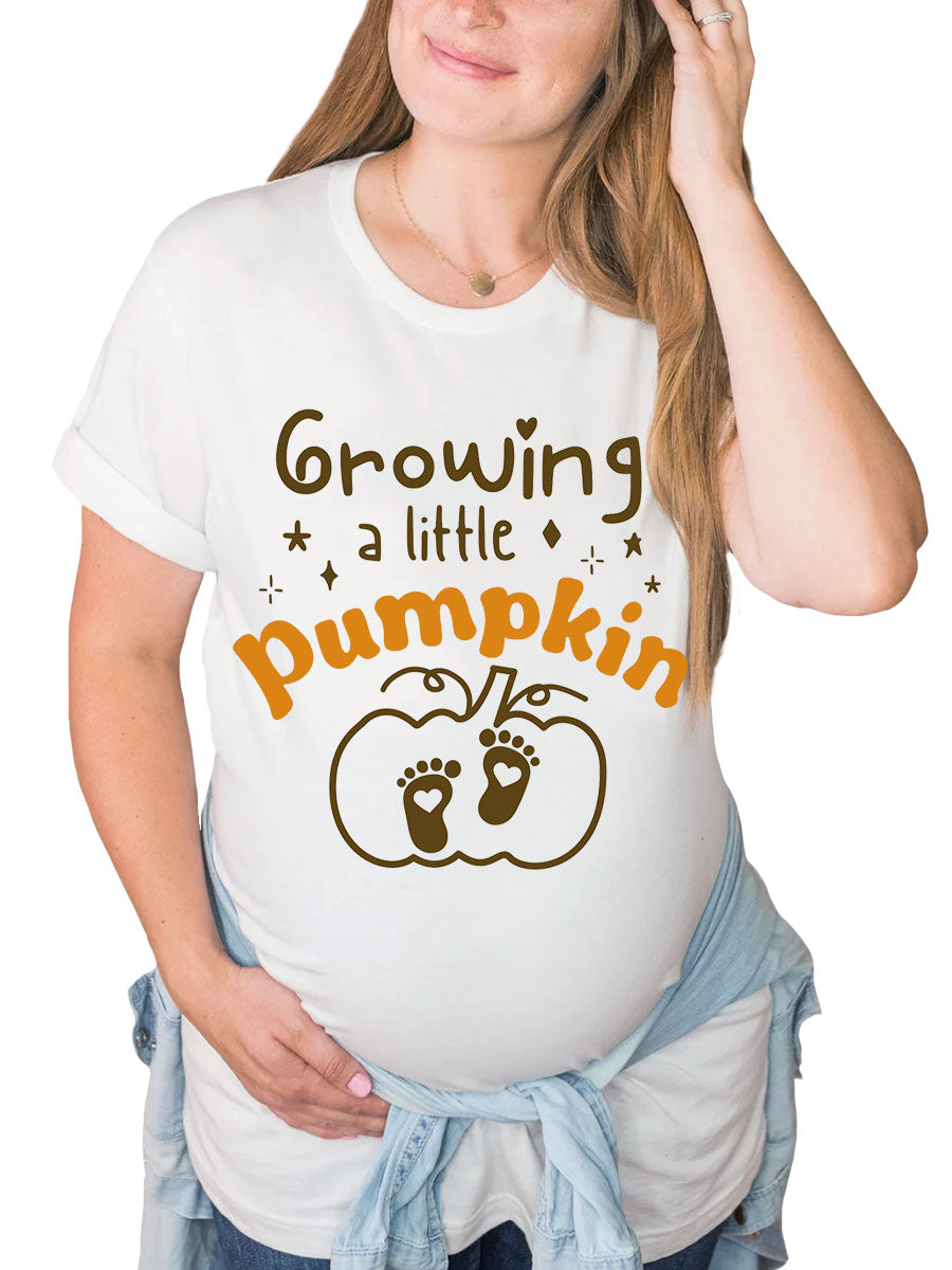 Growing A Little Pumpkin Maternity Shirt