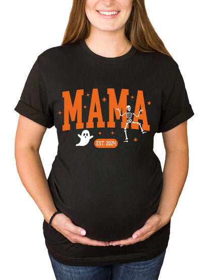 Mama to be Dad to be 2025 Halloween Couple Shirt