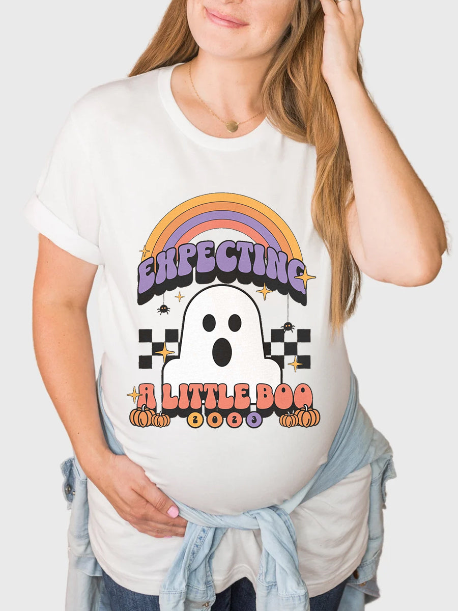 Expecting A Little Boo Maternity Shirt