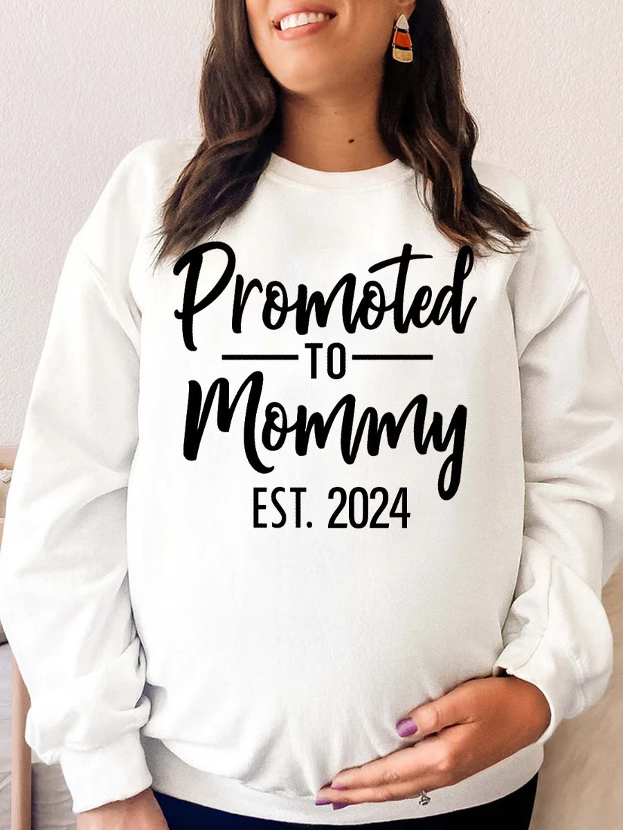 Promoted To Mommy EST. 2024/2025 Couple Shirt