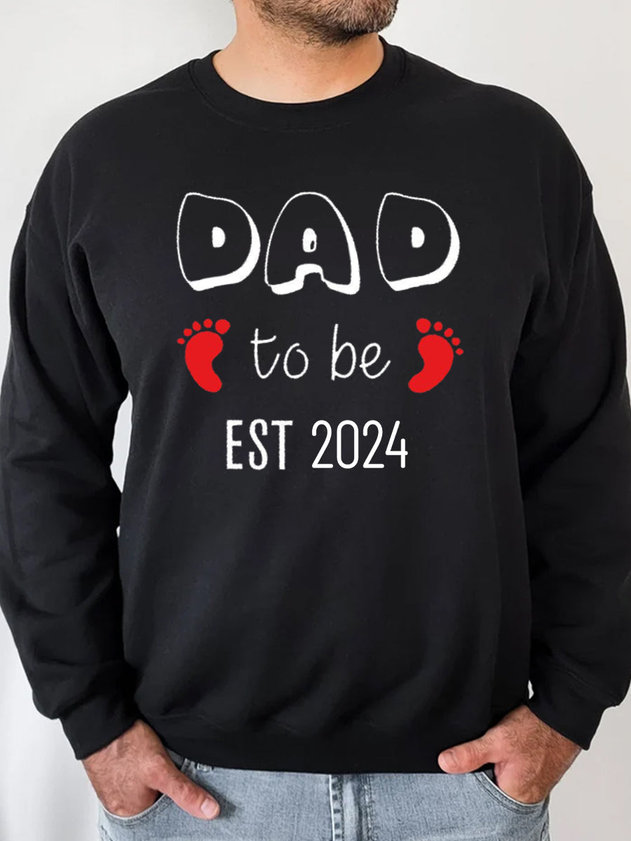 Mom To Be Est. 2024/2025 Couple Sweatshirt