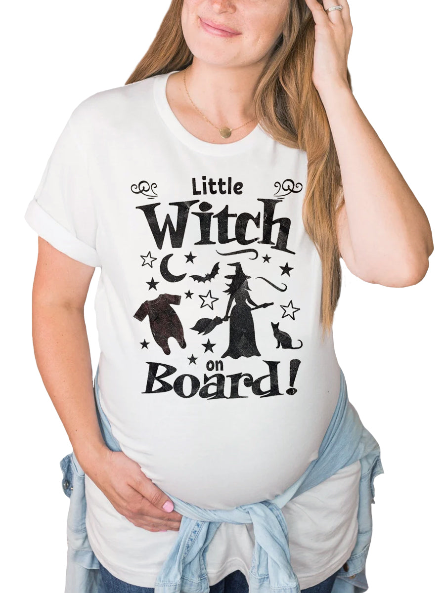 Little Witch On Board Maternity Shirt