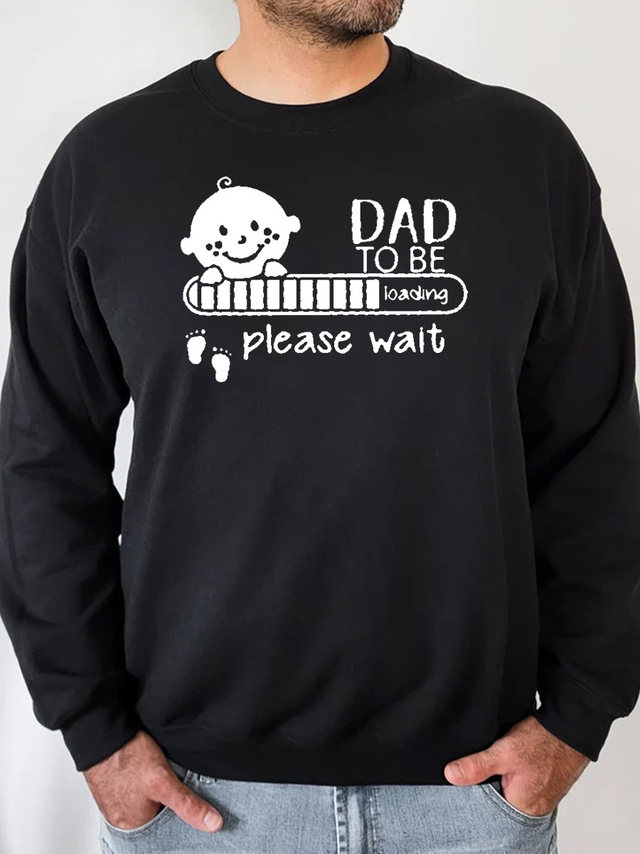 Daddy & Mama To Be Please Wait Couple Sweatshirt