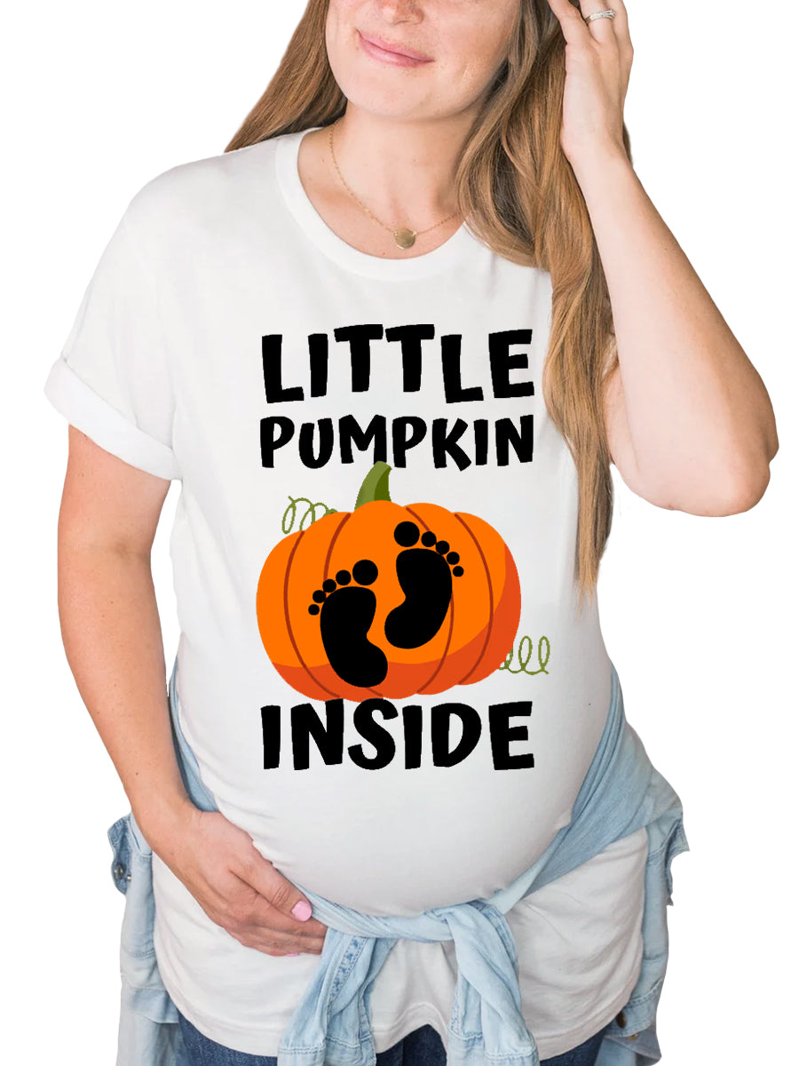 Little Pumpkin Inside Maternity Shirt