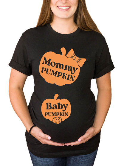 Mommy Pumpkin Baby Pumpkin Couple Shirt