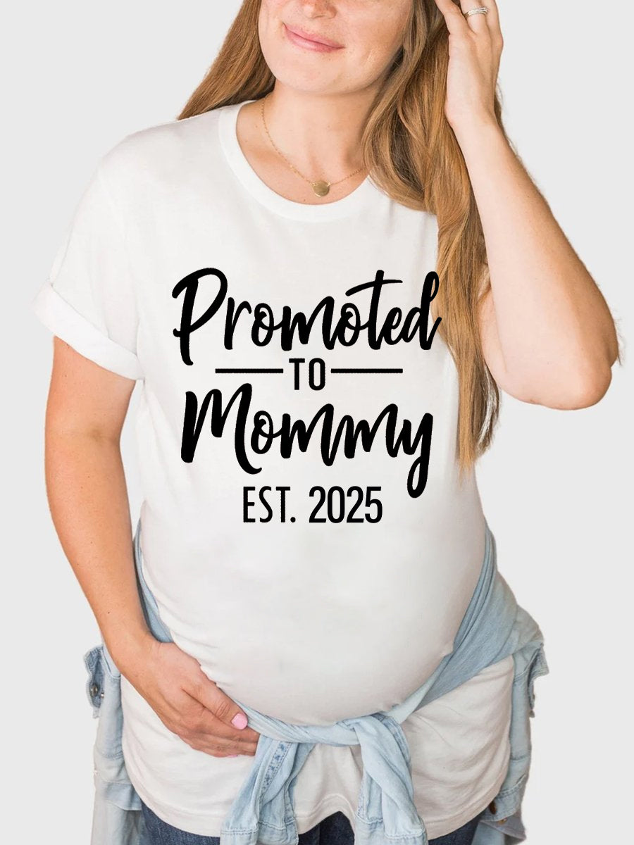 Promoted To Mommy EST. 2024/2025 Couple Sweatshirt