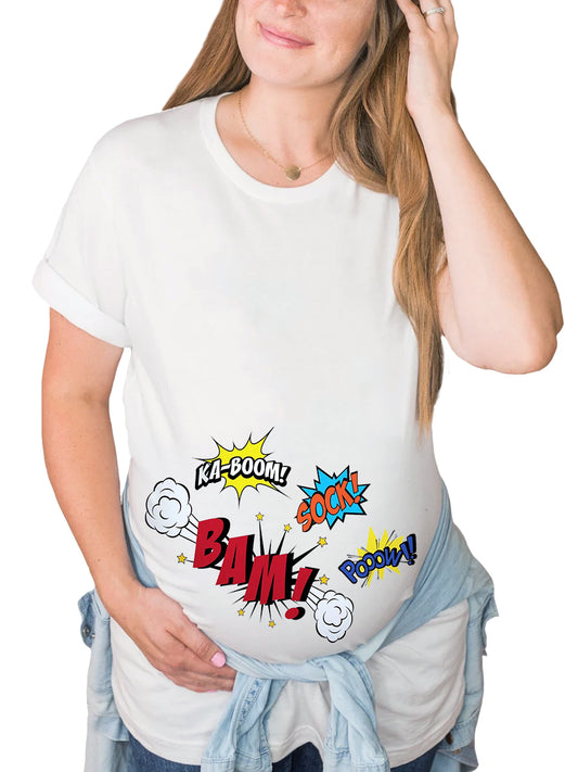 Boom Baby Maternity Shirt