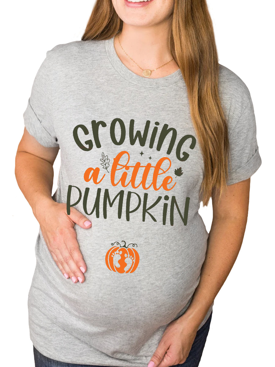 Growing A Little Pumpkin Maternity Shirt