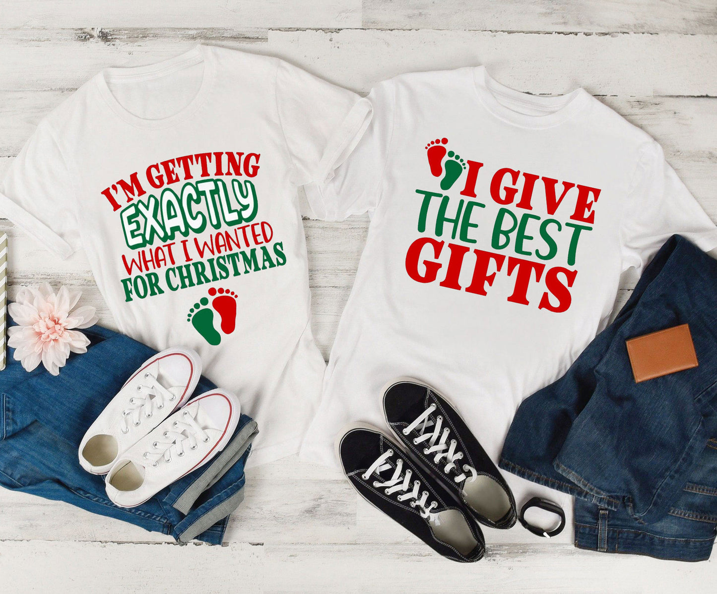 I'm Getting Exactly What I Wanted For Christmas Couple Sweatshirt