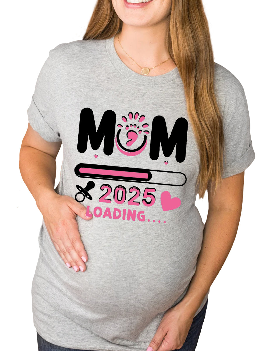 Mom 2024/2025 Loading Maternity Shirt