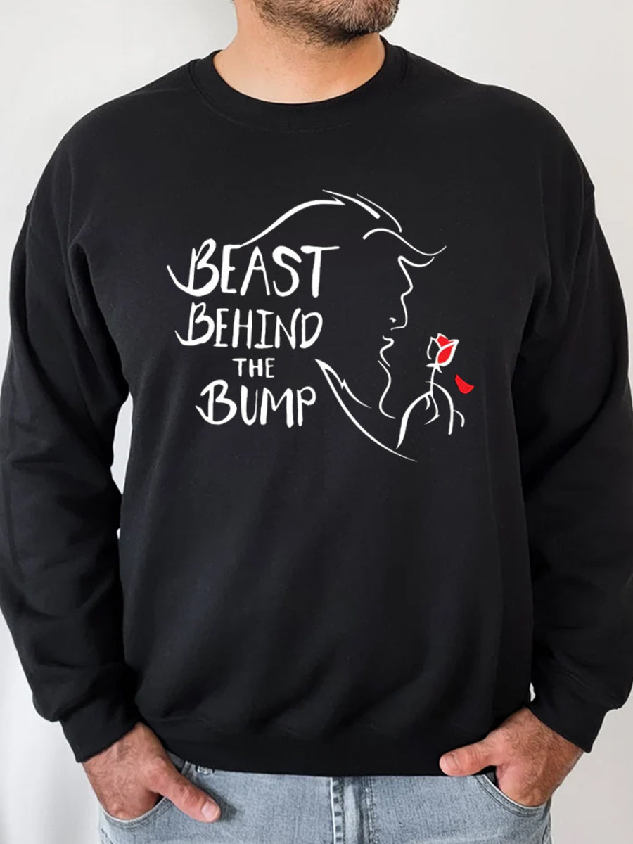 Beauty And The Bump Couple Maternity Sweatshirt