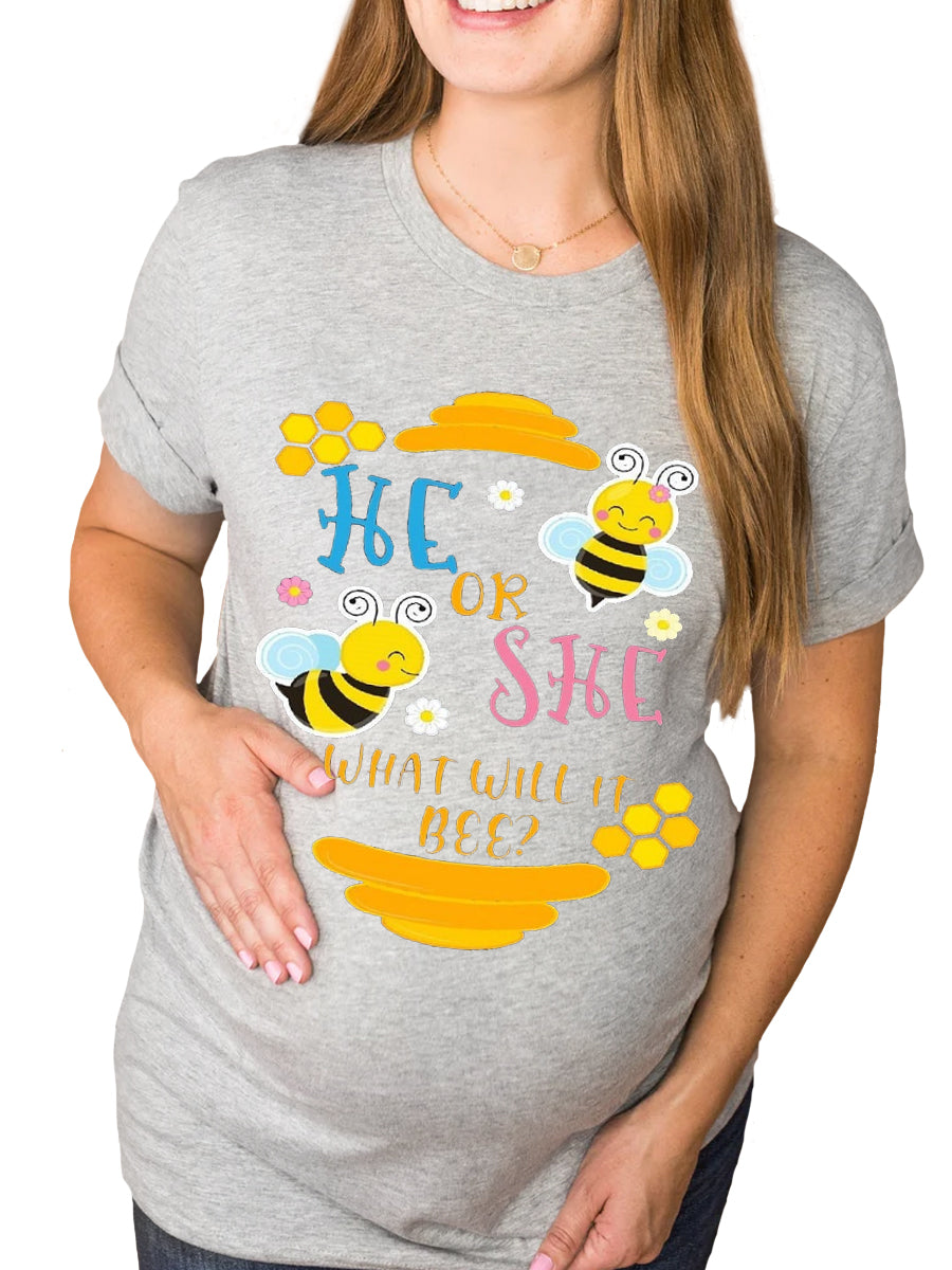 He Or She What Will It Bee Maternity Shirt