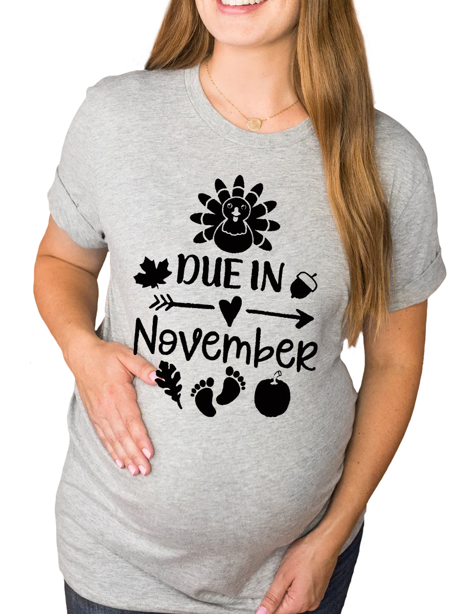 Due In November Maternity Shirt