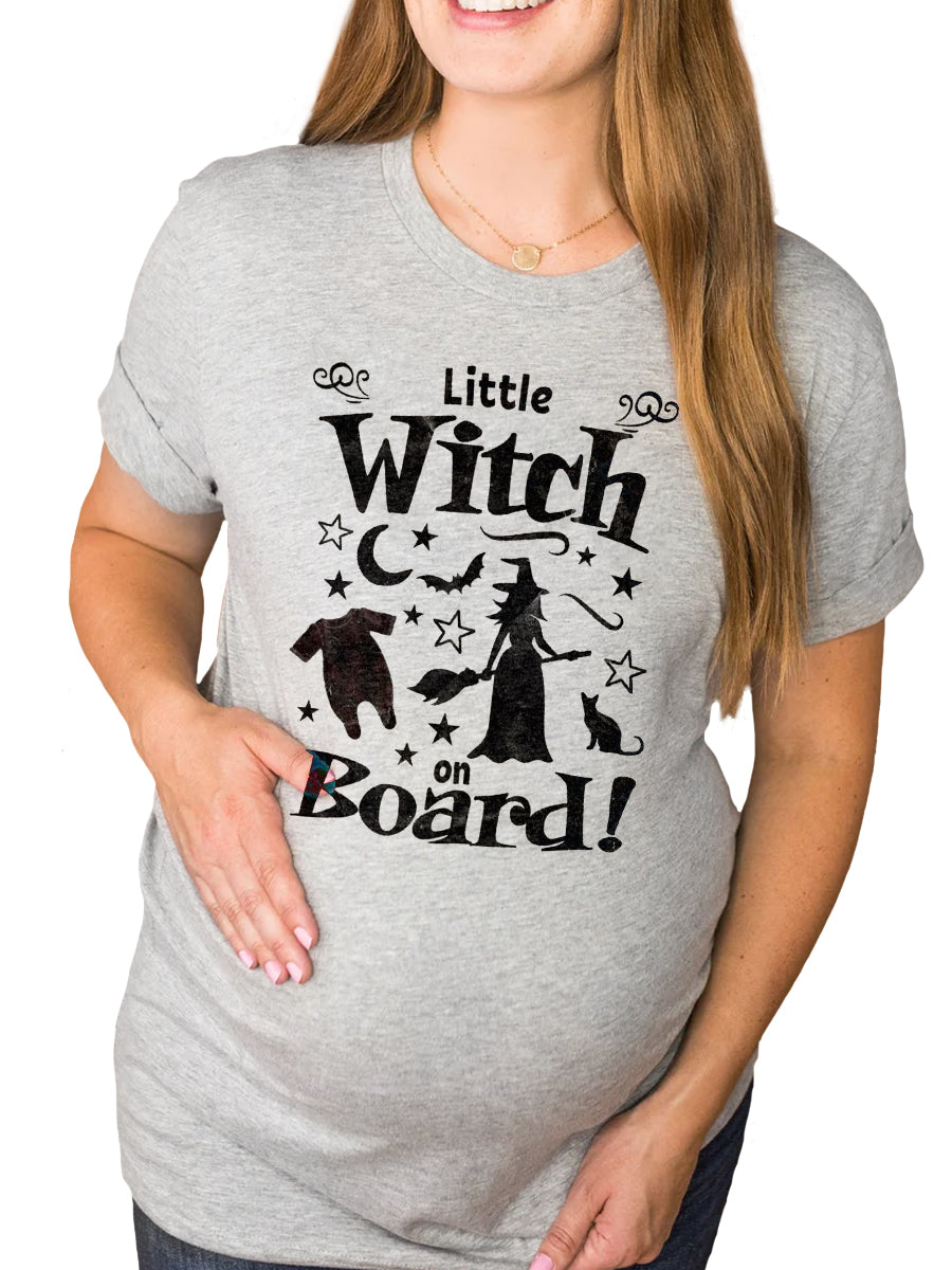 Little Witch On Board Maternity Shirt