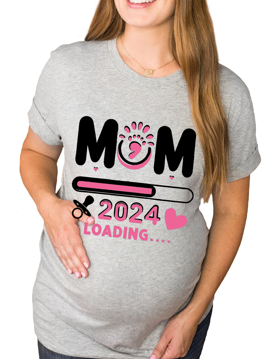 Mom 2024/2025 Loading Maternity Shirt