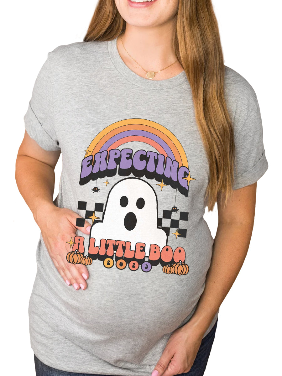 Expecting A Little Boo Maternity Shirt