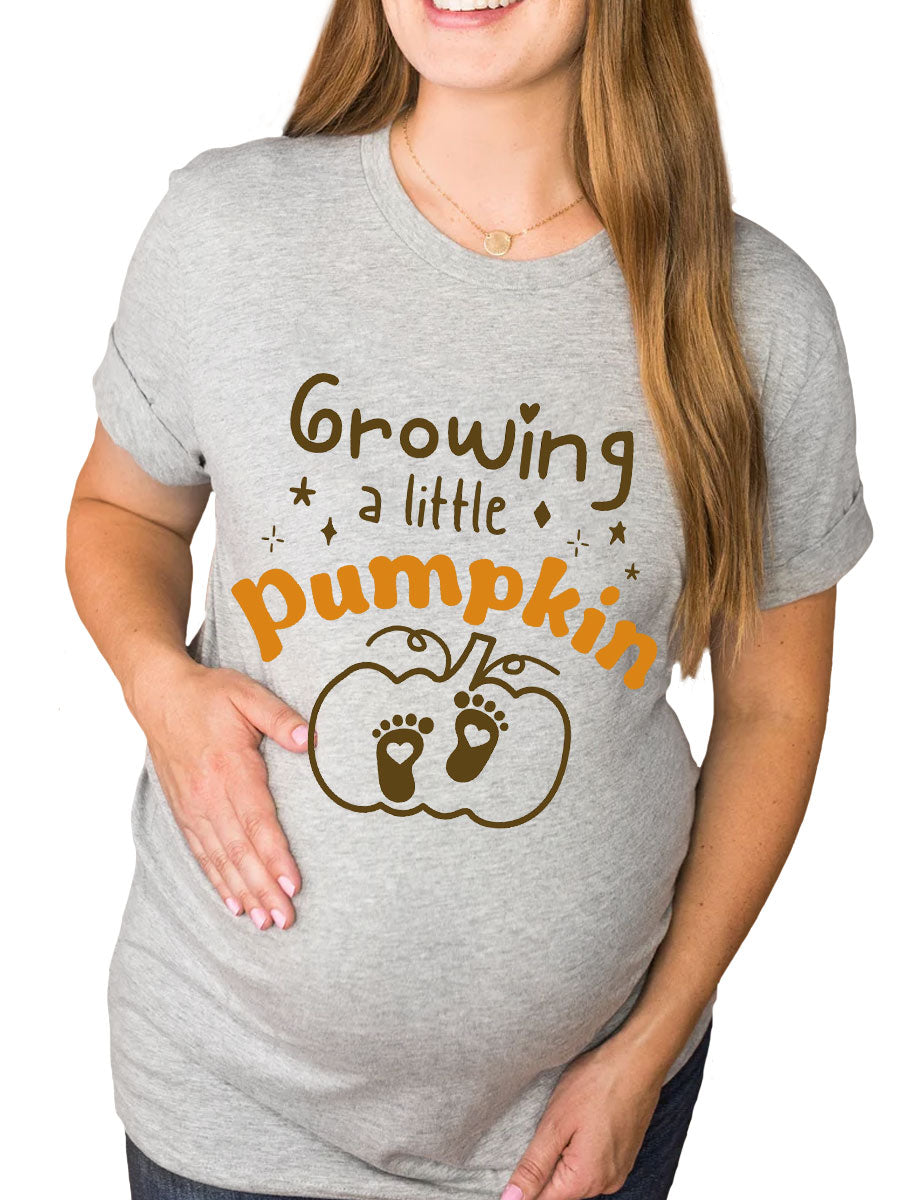 Growing A Little Pumpkin Maternity Shirt