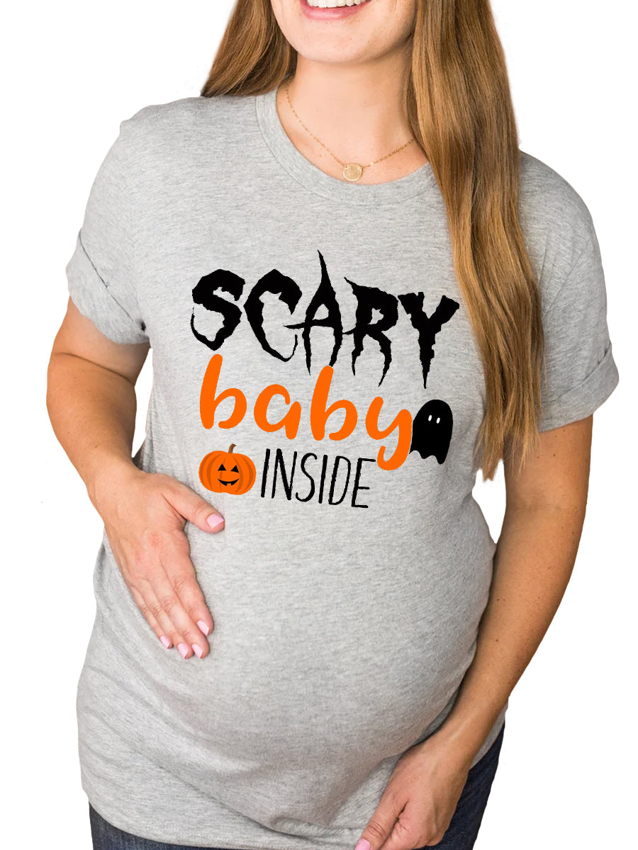 Scary Baby Inside Maternity Shirt