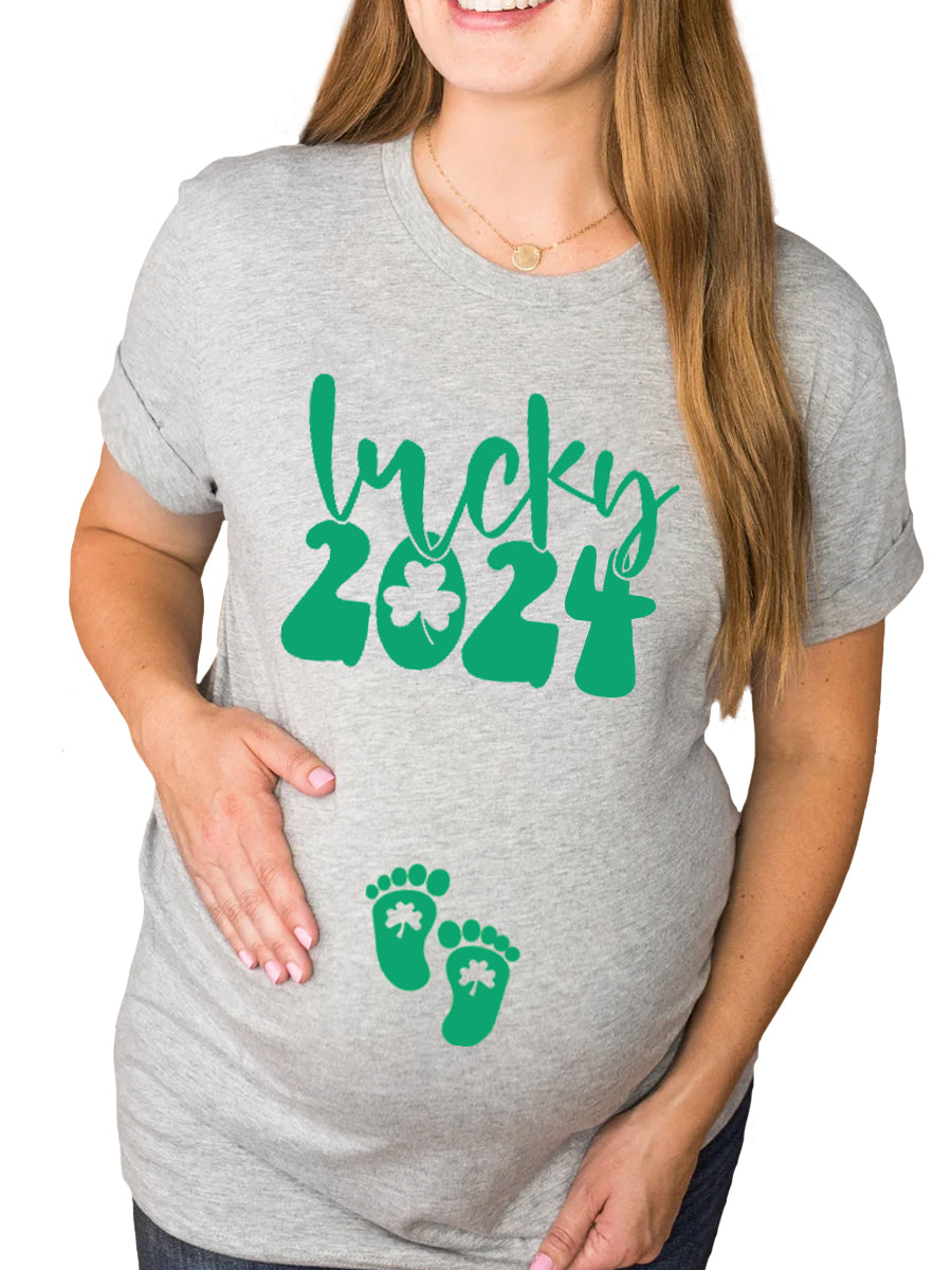 Lucky 2024 Maternity Shirt