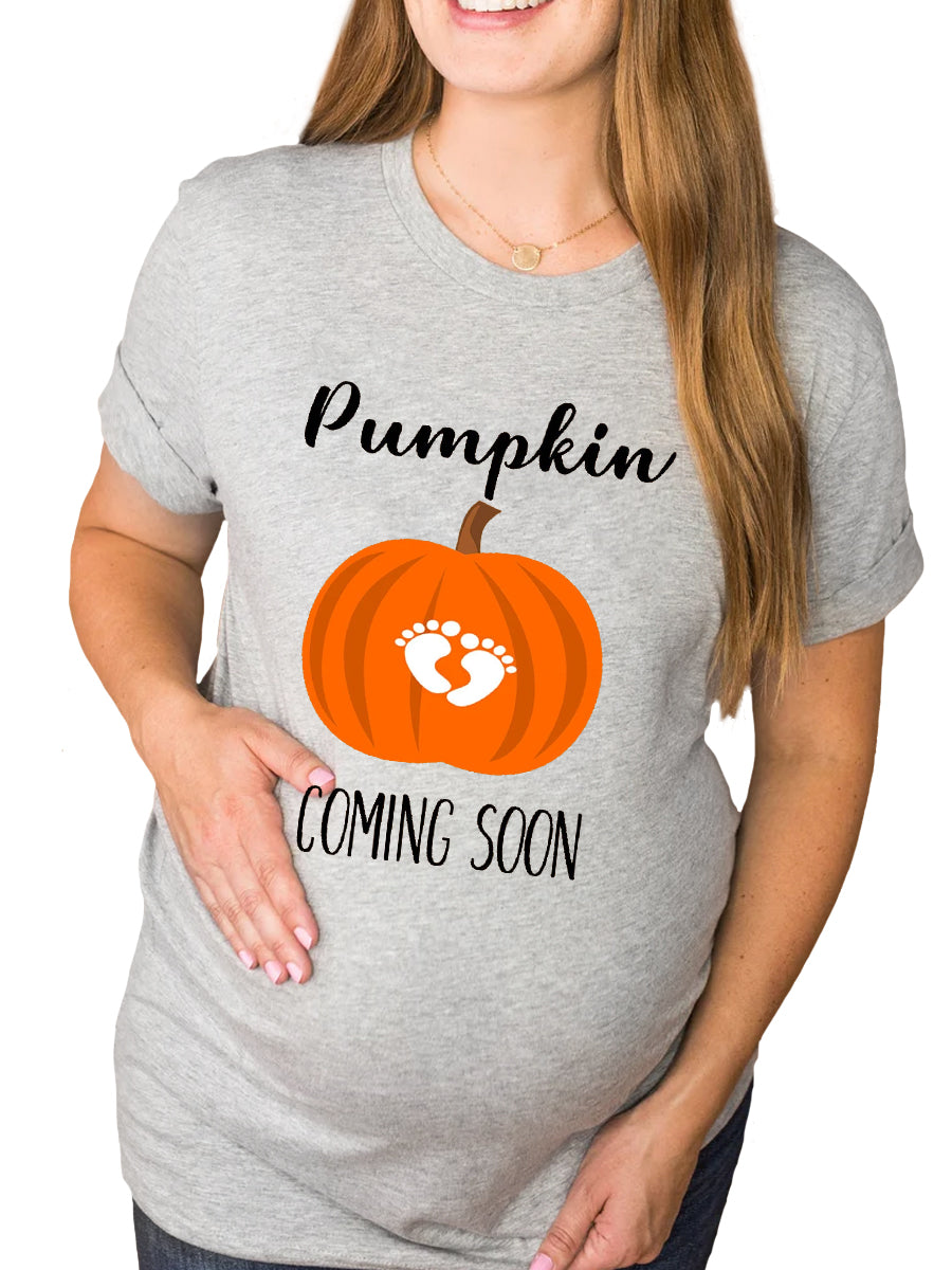 Pumpkin Coming Soon Maternity Shirt