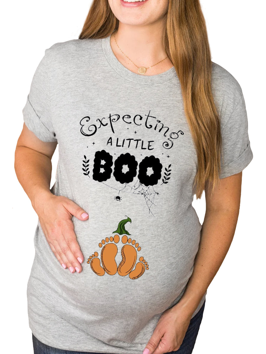 Expecting A Little Boo Maternity Shirt