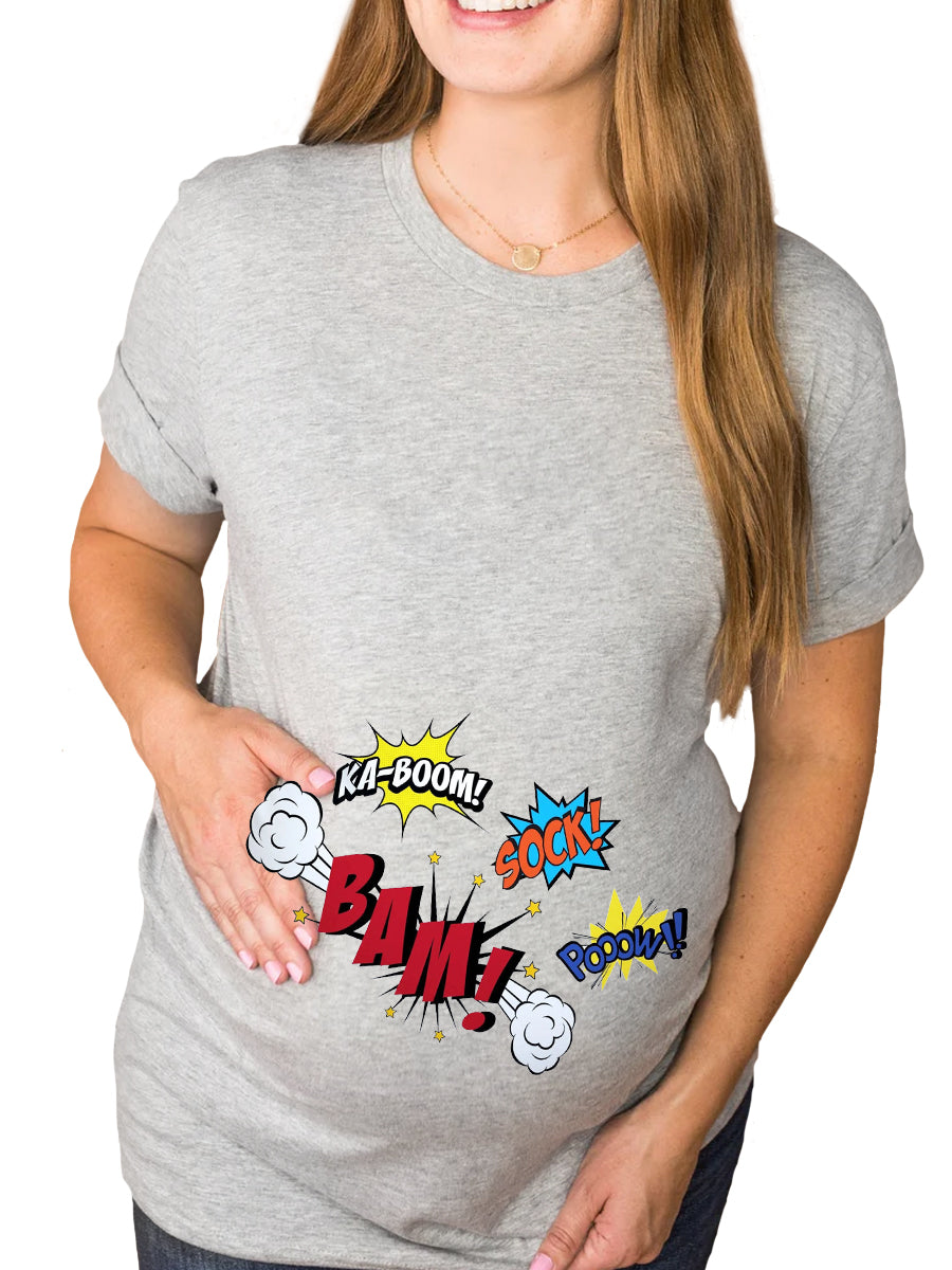 Boom Baby Maternity Shirt