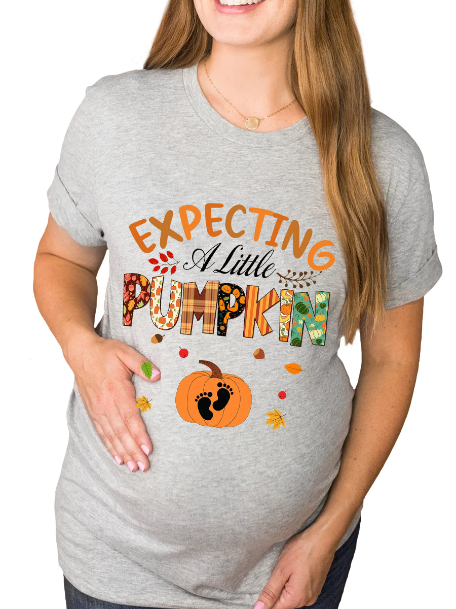 Expecting A Little Pumpkin Maternity Shirt