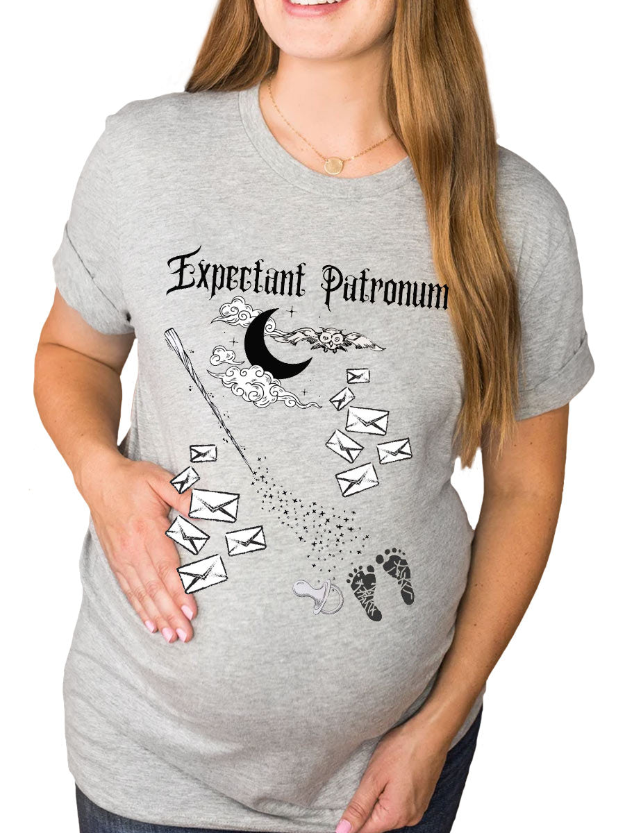 Expectant Patronum Pregnancy Announcement Maternity Shirt