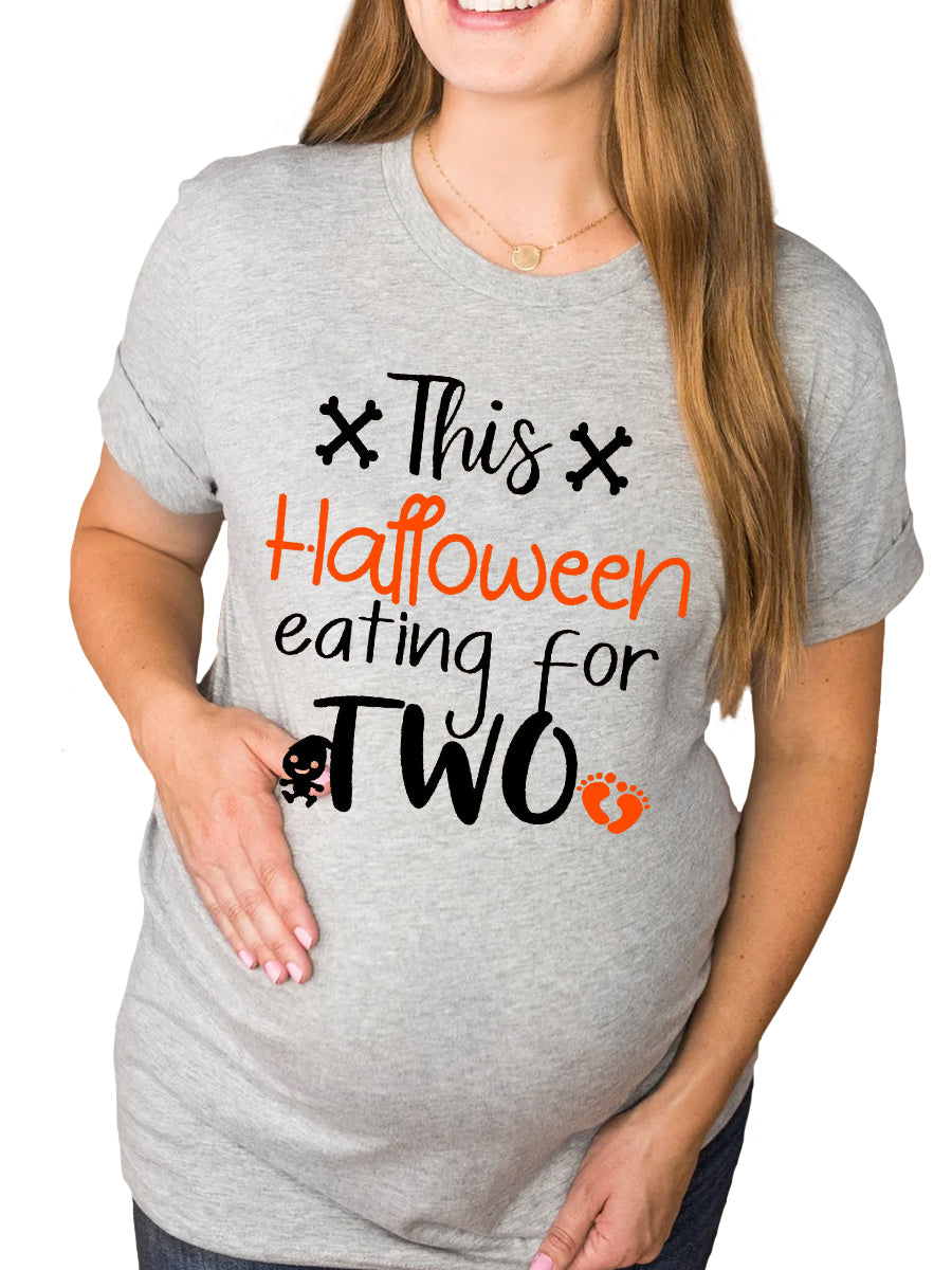 This Halloween Eating for Two Maternity Shirt