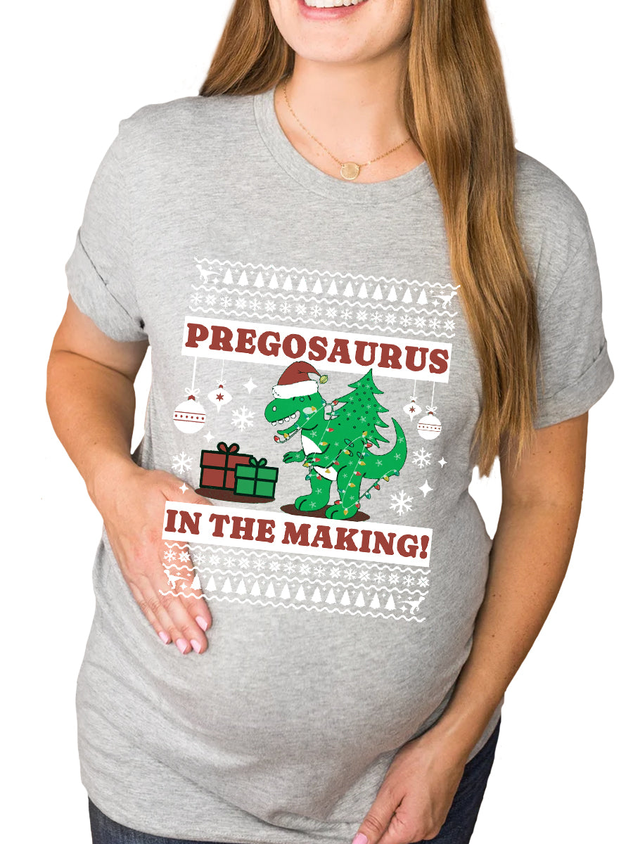 Pregosaurus In The Making Maternity Shirt