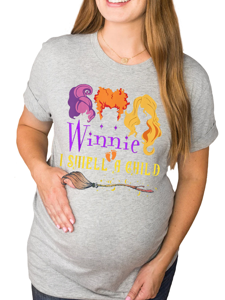 Winnie I Smell A Child Maternity Shirt