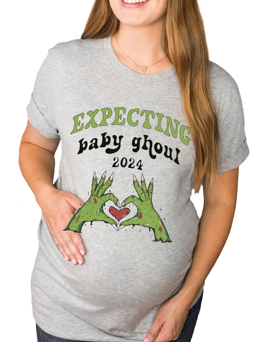 Expecting Baby Ghoul 2024 Maternity Shirt